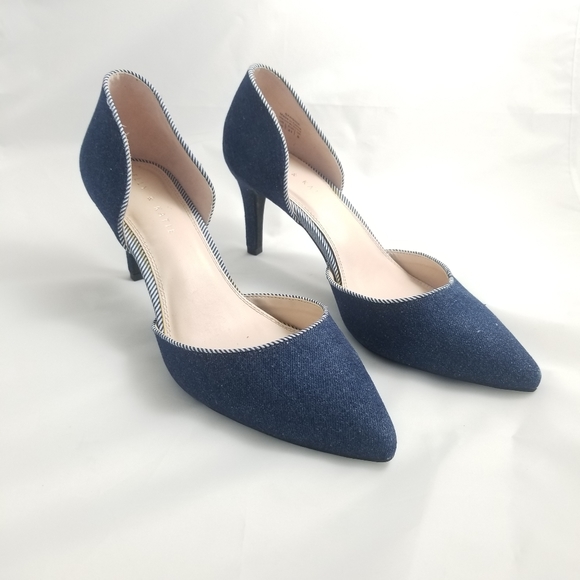Kelly & Katie Sarsina Denim Pumps Blue 10 - Picture 2 of 9